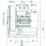 Soprador Mono-1,77CV P/ Tanques Peixe / Camarões 220v - Com Instalação e Filtro