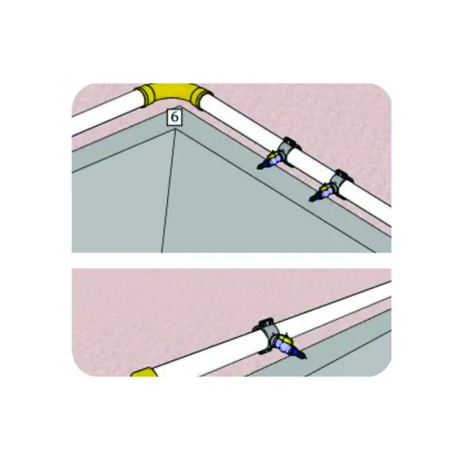 Colar para Conectar as Unidades de Aeração Completo