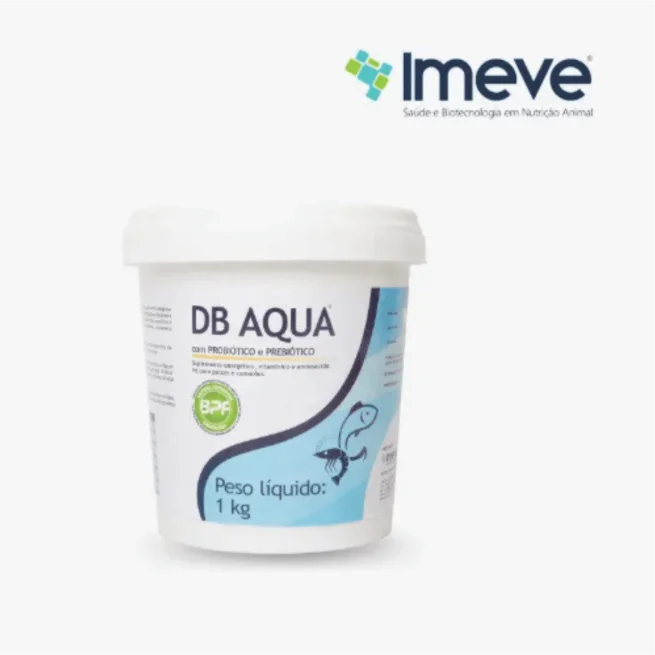Probiótico e Suplemento Vitamínico Para Peixes e camarões DB Aqua 1 KG - Imeve